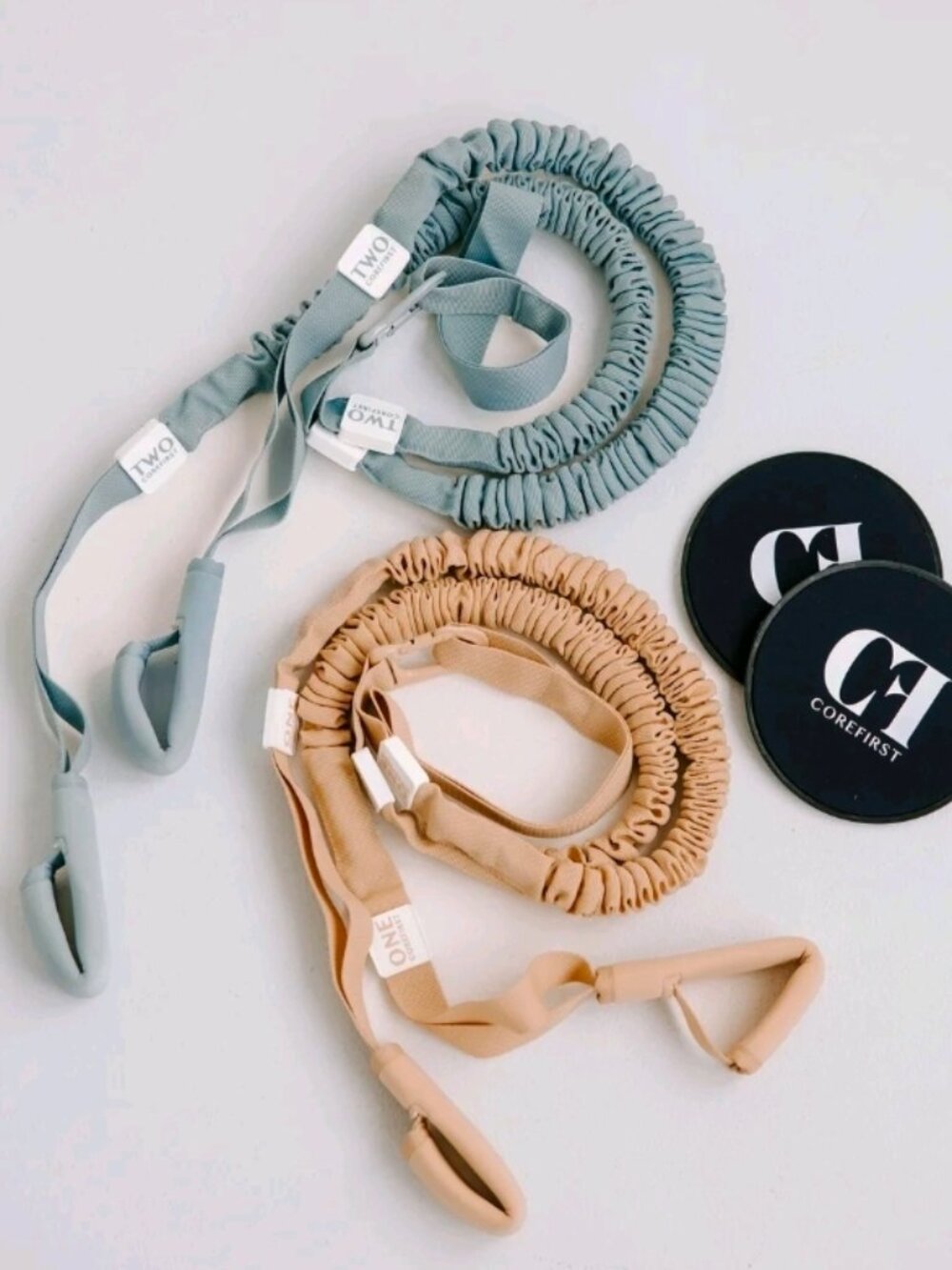 Core First sliders bundle with 2 sliders and 2 sliders in blue and beige #corefi